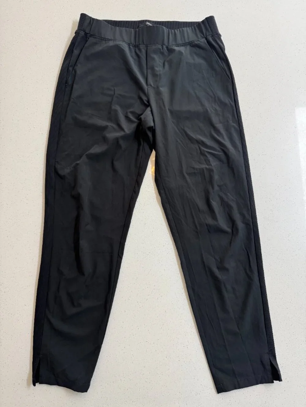 Black Quince Performance Tech Ankle Pants - Picture 3 of 7